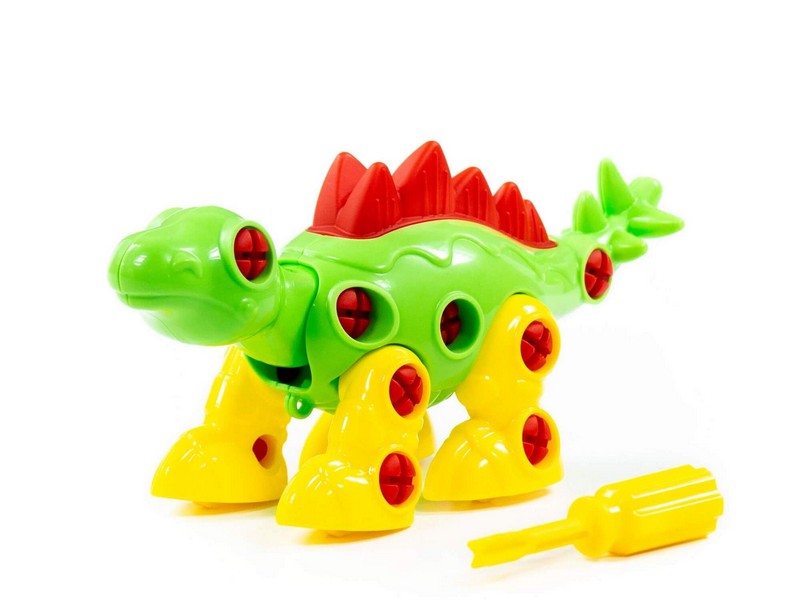 Конструктор-динозавр "Стегозавр" 30 эл. в пакете