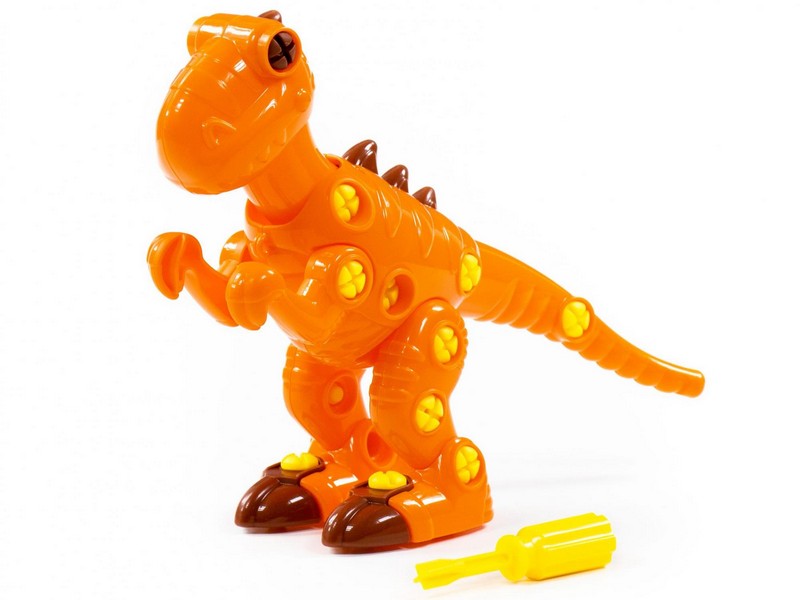 Конструктор-динозавр "Тираннозавр" 40 эл. в пакете