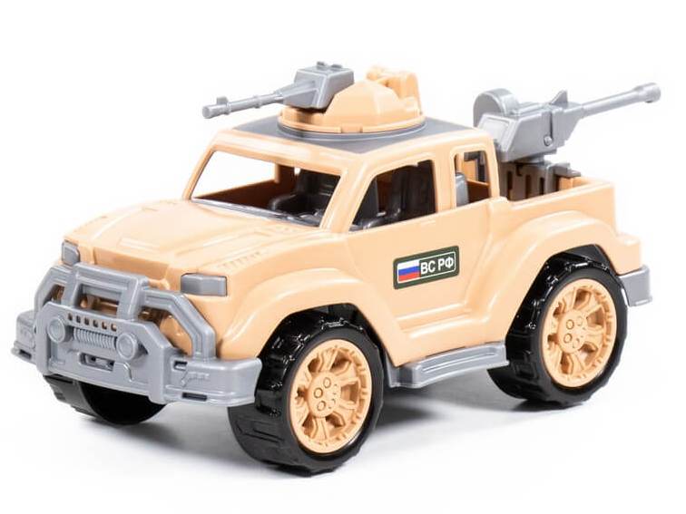 Автомобиль пикап военный-сафари "Легионер-мини" с 2-мя пулемётами в сеточке