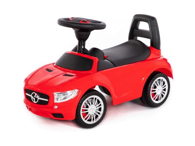 Купить оптом Каталка-автомобиль "SuperCar" №1 со звуковым сигналом красная в Луганске