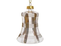 Подвесное украшение КОЛОКОЛЬЧИК С ЗОЛОТОМ из стекла 7,5x6x6 см 79064