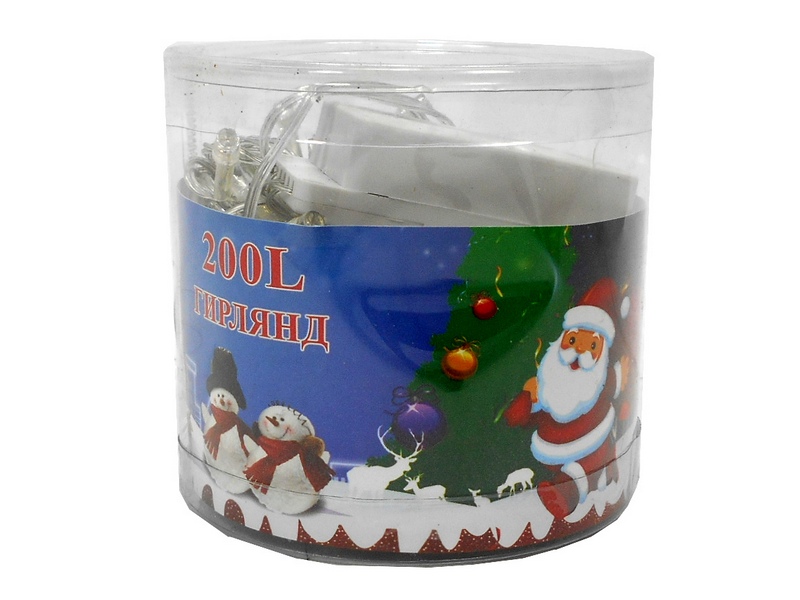 Гирлянда 12м 200L LED в тубе