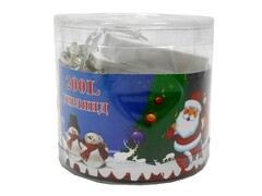 39330 []Гирлянда 12м 200L LED в тубе