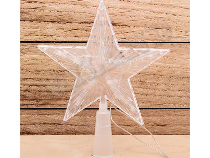 Купить оптом Верхушка на ёлку «БЕЛАЯ ЗВЕЗДА» 19х19см (15 LED, мульти) НЛ-8342 в Луганске