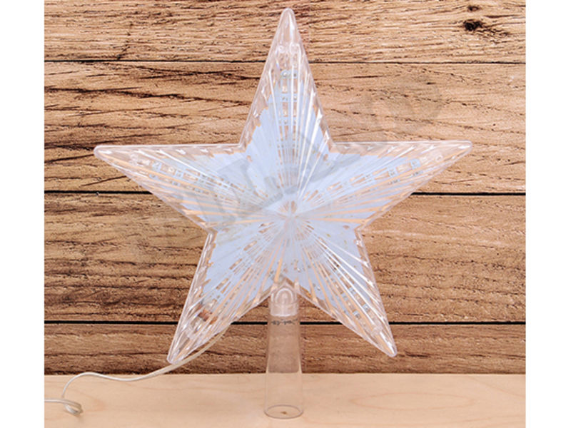 Купить оптом Верхушка на ёлку «ЛУЧИСТАЯ ЗВЕЗДА» 22х22см (31 LED, синий) НЛ-8348 в Луганске