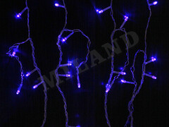 39982 [НУ-1022]Гирлянда-занавес 3*2м (прозрачная нить, 400 неоновых синих ламп) НУ-1022