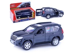 40654 [PRADO-BK]Технопарк. Машина "TOYOTA PRADO" металл. инерц. 12 см (открыв. двери, багажник) черный