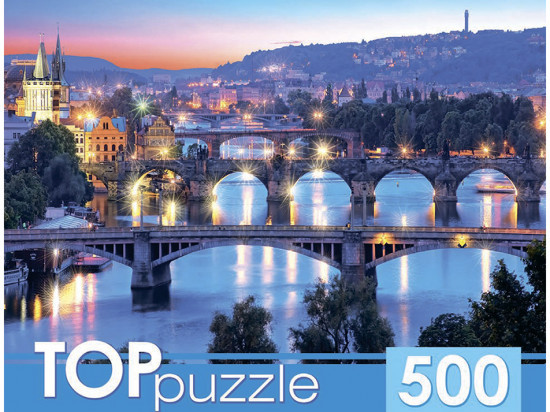 TOPpuzzle. ПАЗЛЫ 500 элементов. ИТАЛЬЯНСКИЕ МОСТЫ