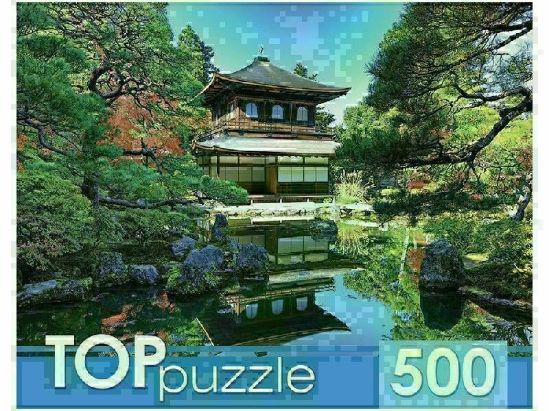 TOPpuzzle ПАЗЛЫ 500 элементов КРАСИВАЯ ПАГОДА