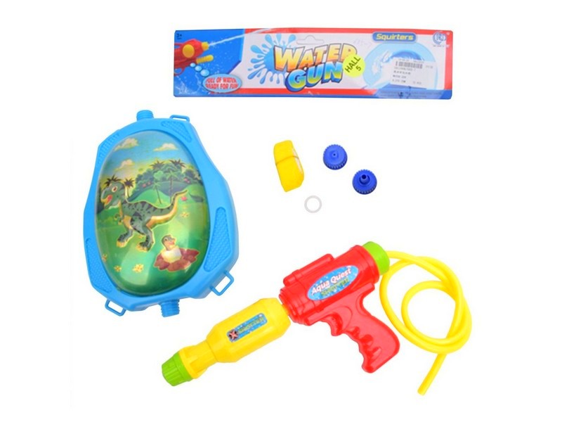 Водяной пистолет с рюкзаком «ДИНОЗАВРИК» в пак. 685-7