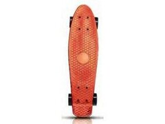 Пенни борд 56*14*10 см колеса ПУ красный металлик WX-215R