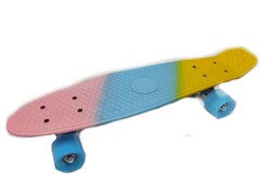 Пенни борд 56*14*10 см колеса ПУ цветной WX-213