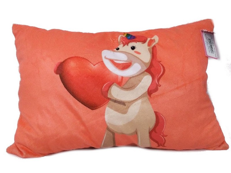 Подушка-игрушка Единорог сердце 38*25см VAPf-011