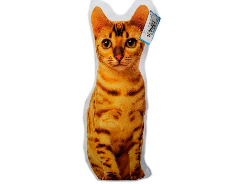 Подушка-игрушка Кошка Бенгальская 35см FPА-005