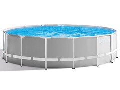 Бассейн каркасный 427*122см, фильтр, насос, лестница, подложка, тент 16805л 26726NP