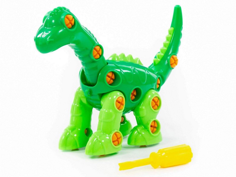 Конструктор-динозавр "Диплодок" 35 эл. в пакете