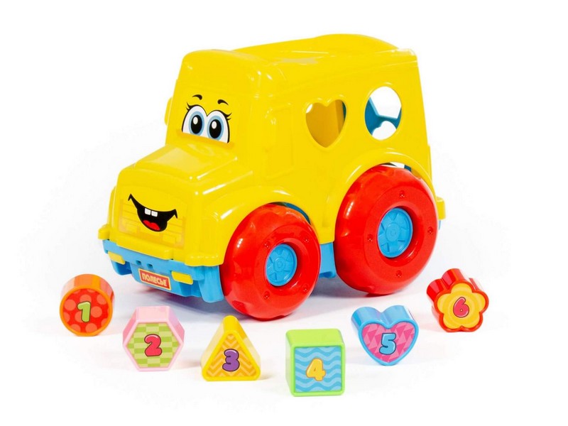 Развивающая игрушка "Автобус" в сеточке