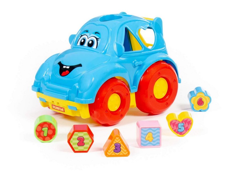 Развивающая игрушка "Автомобиль легковой" в сеточке
