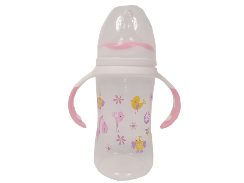 Бутылочка с широким горлышком и ручками 250 мл ПП 622