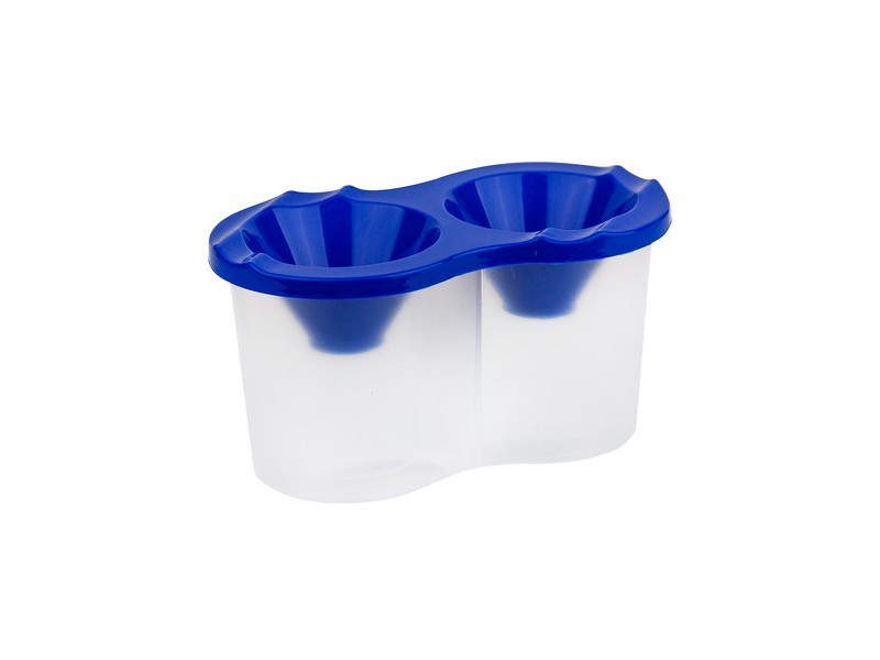 Стакан-непроливайка двойной СТАНДАРТ СИНИЙ С-9003