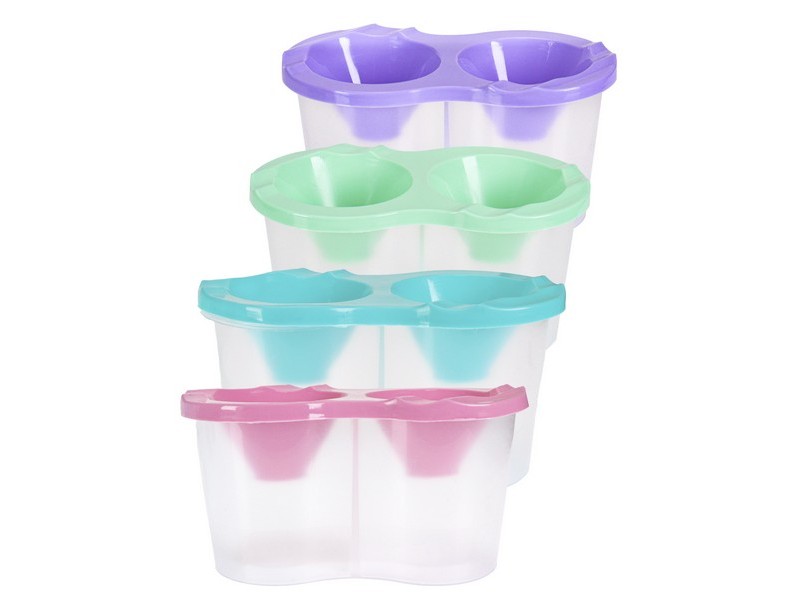 Стакан-непроливайка двойной ПРОВАНС АССОРТИ С-0434