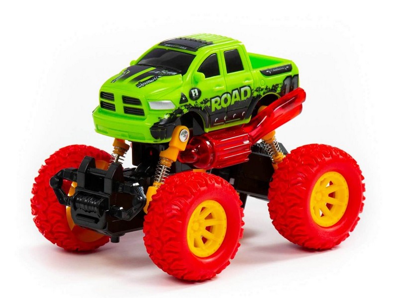 Автомобиль инерц. "Монстр РАЛЛИ" - "Рейд" (свет, звук) в коробке