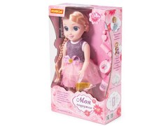 Кукла "Милана" 37 см в салоне красоты с аксесс. 6 эл. (ходит, танцует, разговаривает, повторяет слова) в коробке