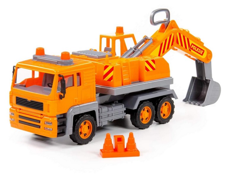 Купить оптом Автомобиль-экскаватор инерц. "Алмаз" №2 в сеточке в Луганске