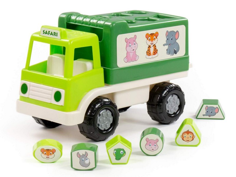 Сортер-грузовик "Забава" сафари зелёный