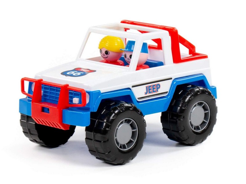 Автомобиль-джип "Сафари" бело-синий