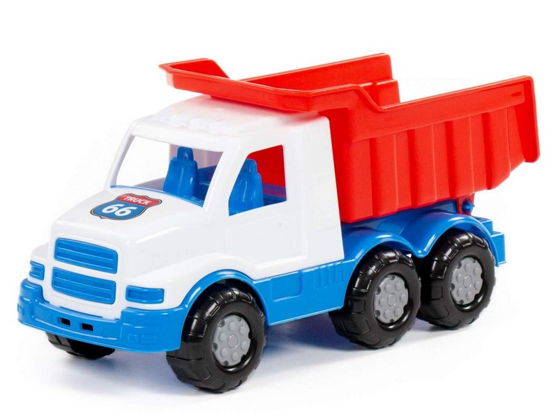 Автомобиль-самосвал "Гоша" бело-синий