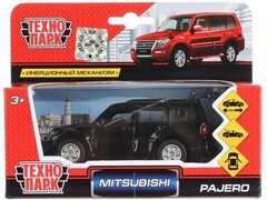 Технопарк. Машина «MITSUBISHI PAJERO» металл. инерц. 12 см (открыв. двери, багажник)
