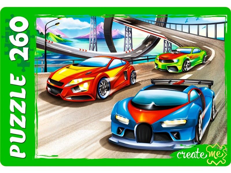 ПАЗЛЫ 260 элементов. ГОРОДСКИЕ ВИРАЖИ