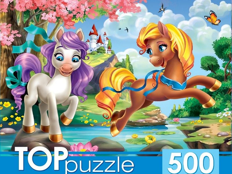 TOPpuzzle ПАЗЛЫ 500 элементов ЧУДЕСНЫЕ ПОНИ №9