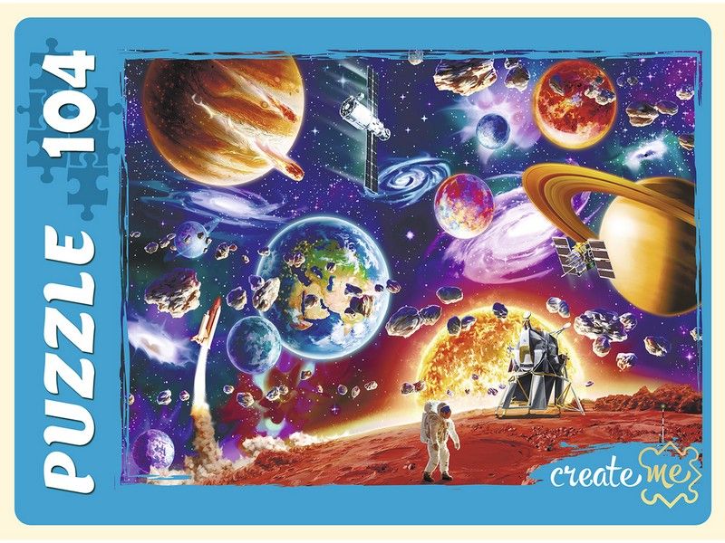 ПАЗЛЫ 104 элемента. КОСМОС №3