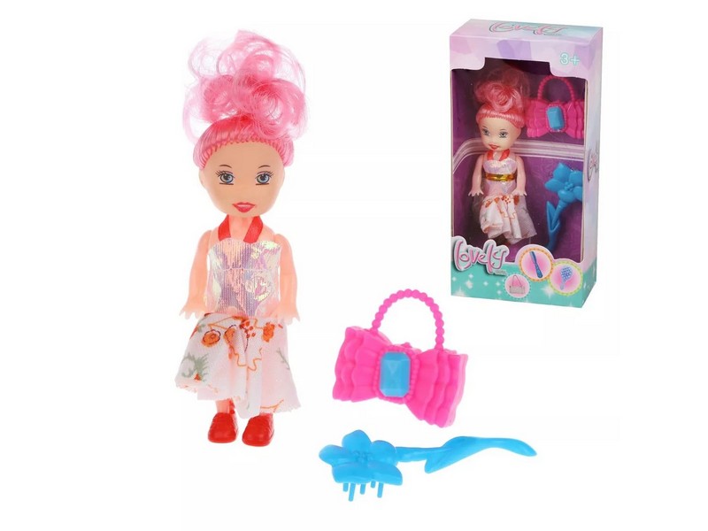 Купить оптом Кукла 8,5 см с аксесс. в кор. HT858A2 в Луганске