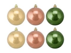 47060 [87309]Набор ШАРЫ ПЕРЛАМУТРОВЫЕ из полистирола 6 см (6шт/уп) 87309