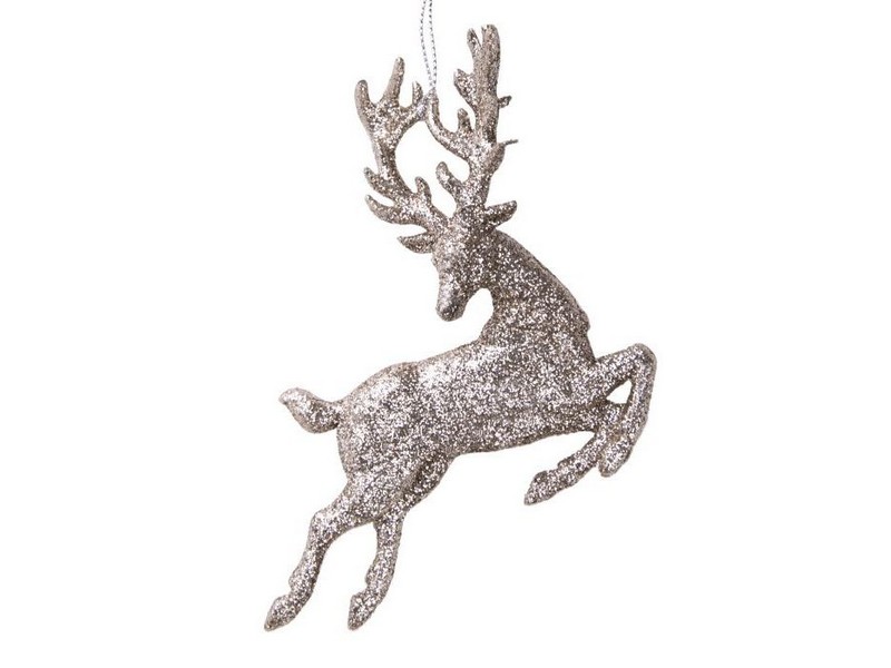 Подвеска елочная ОЛЕНЬ 13*13*2см в пак. 86776