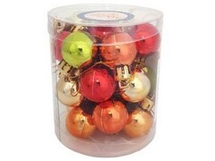 47095 [81878]Набор ШАРЫ ОХРА МИКС из полистирола 2,5 см (24шт/уп) 81878