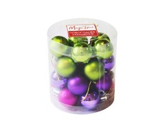 47134 [86902]Набор ШАРЫ ЯРКИЙ МИКС из полистирола 2,5 см (24шт/уп) 86902