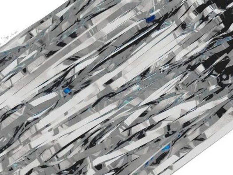 Новогодний дождик СЕРЕБРЯНЫЙ ЗАНАВЕС 1*2м 86101