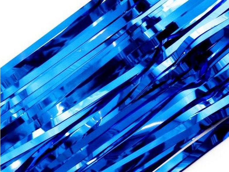 Новогодний дождик СИНИЙ ЗАНАВЕС 1*2м 86099