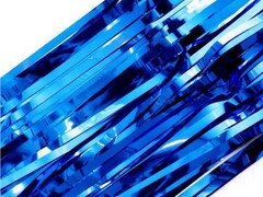 47169 [86099]Новогодний дождик СИНИЙ ЗАНАВЕС 1*2м 86099