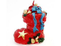 47209 [78333]Новогодняя свеча КРАСНЫЙ САПОЖОК 8см 78333