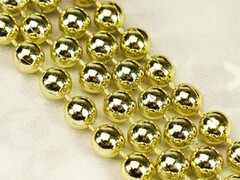 47409 [НУ-0057]Бусы на ёлку «ЯРКИЙ ПРАЗДНИК» 1,8 м золото НУ-0057