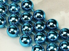 47497 [НУ-0063]Бусы на ёлку «ВОЛШЕБНЫЙ ПРАЗДНИК» 1,8 м синие НУ-0063