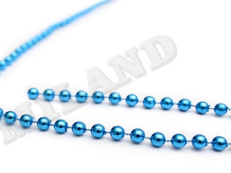 Бусы на ёлку "НОВОГОДНИЕ ШАРИКИ" 2,7 м синие НУ-6739