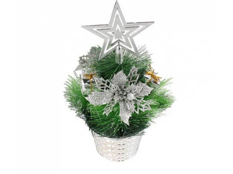 Елка с декором в горшке 30 см Т-4390