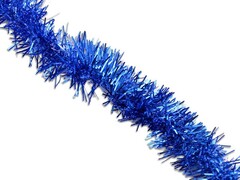 47493 [НУ-9432]Мишура синяя «Сверкающая ёлка» 2 м НУ-9432
