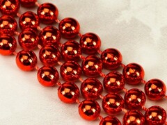 47496 [НУ-0052]Бусы на ёлку «ЯРКИЙ ПРАЗДНИК» 1,8 м красные НУ-0052